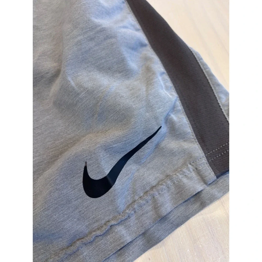 Nike Dri-FIT Mens Gray Training Shorts CJ1968-068 Small Athletic Gym Running
